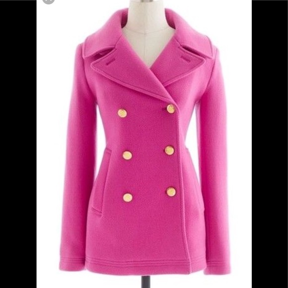 J. Crew Jackets & Blazers - Just dry cleaned J.crew majesty wool coat in pink